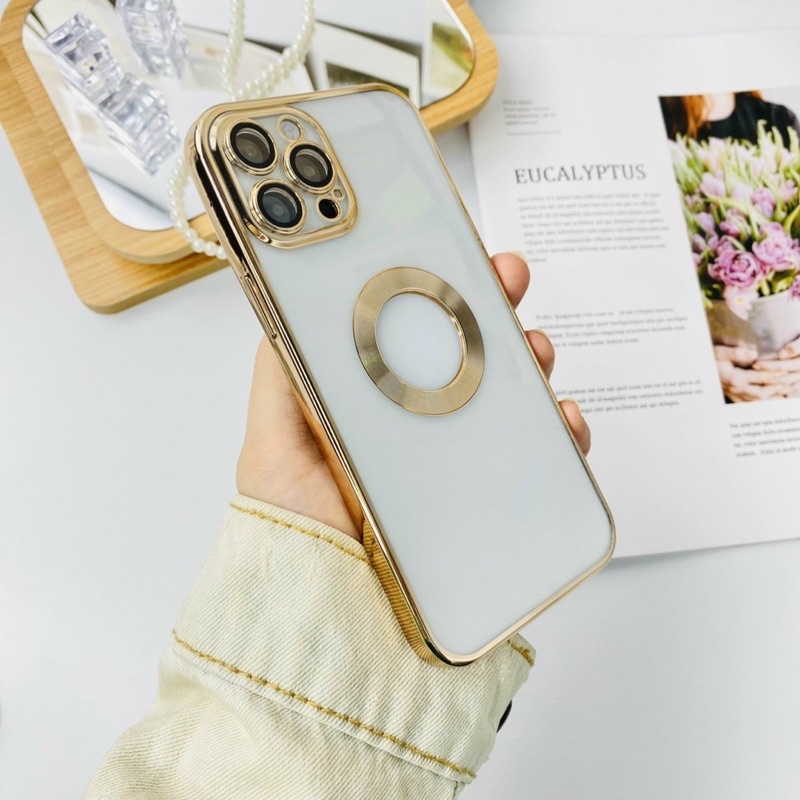 Ốp viền xi màu kèm sẵn kính camera, viền vuông, hở táo cho lphone 7,8,8plus,x,xr,xsmax,11,12,12,13,14,12promax,13