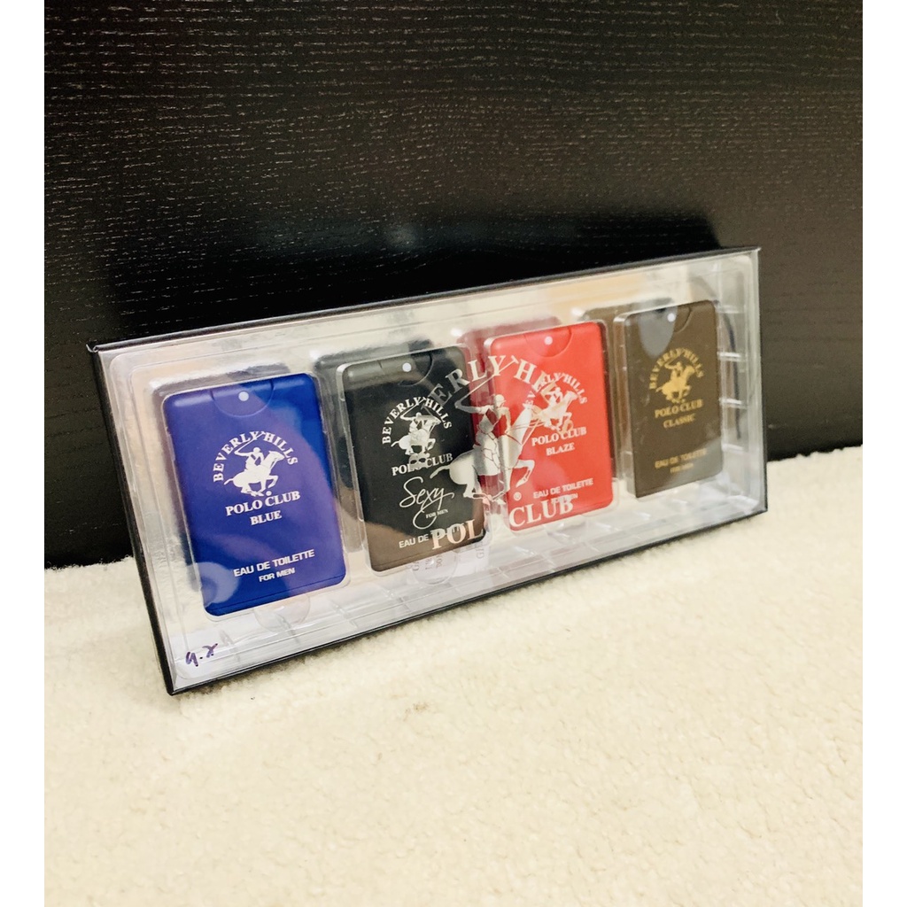 SET NƯỚC HOA Mini Polo Club Beverly Hills (4 X 20ml)