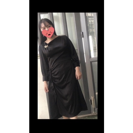 áo đầm size xl che bụng( tặng kèm phụ kiện )