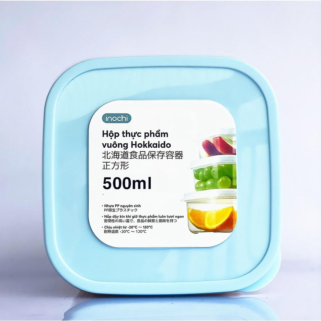 Hộp thực phẩm vuông 500 - 750 -1000 - 1500 - 2000 - 2500ml