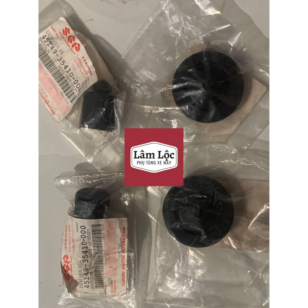 Bộ cao su yên viva 110 shogun smash  suzuki chính hãng