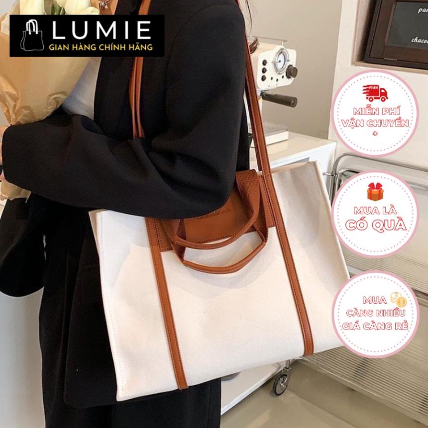 Túi Tote nữ Lumie đeo vai, xách tay, dùng đi làm, đi học, đi chơi, chất da đẹp, thời trang cao cấp, sành điệu LB243