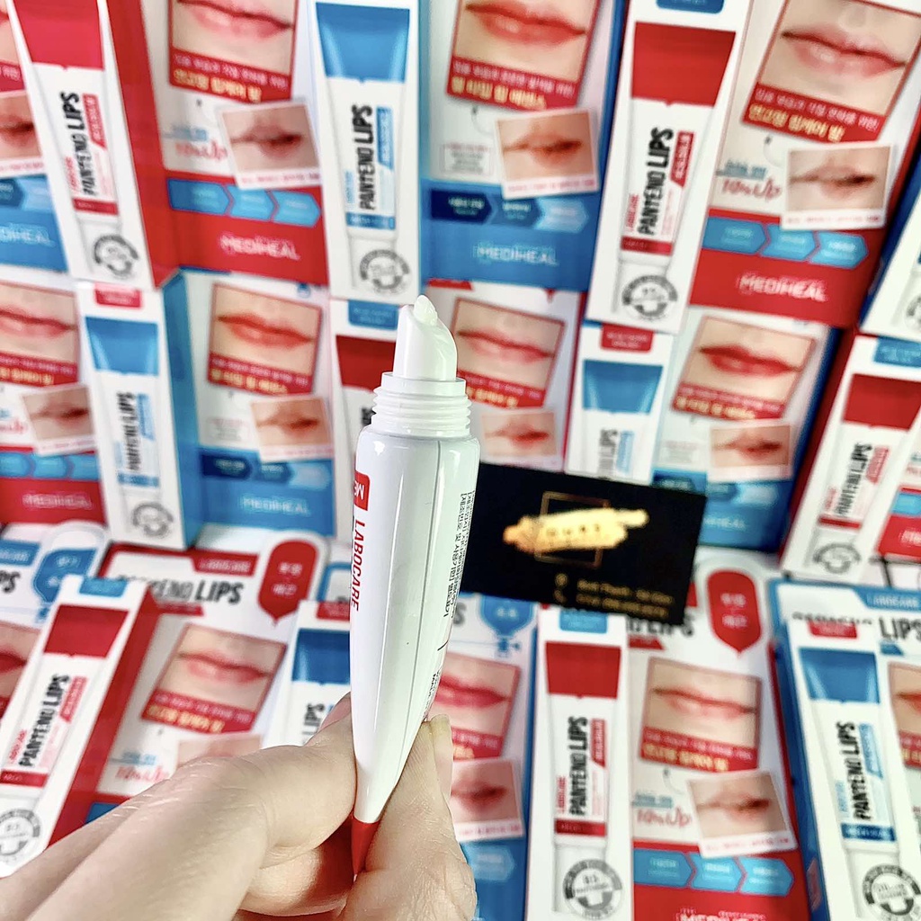Son Dưỡng Giảm Thâm Môi Mediheal Labocare Pantenolips Đỏ Healbalm 10ml - Date T12/2023
