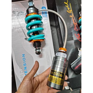 Phuộc NITRON bình dầu lông đền Vàng gắn Ex135 Ex150 Ex2010 Ex155 Winner Sonic Winner X Winner V1 WinnerV3 Raider Satria