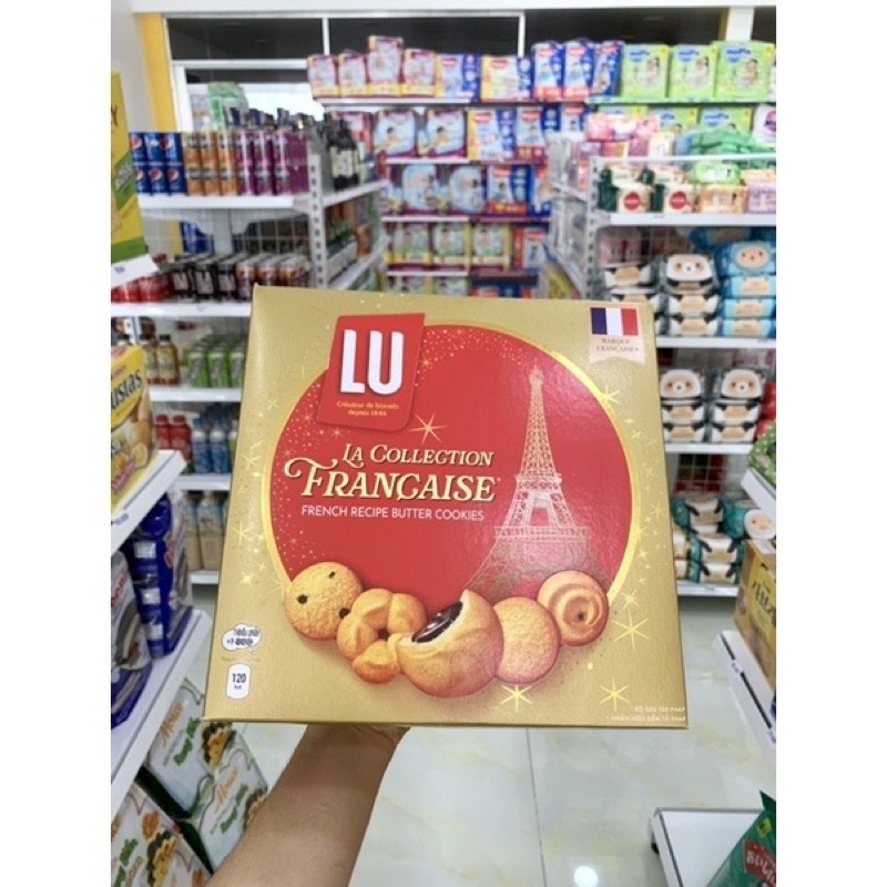 Bánh Quy Bơ Thập Cẩm Công Thức Pháp LU 708g, 540g, 180g