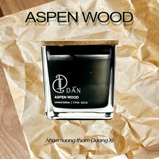 Nến thơm thiên nhiên cao cấp dẫn candles - aspen wood 7.4oz