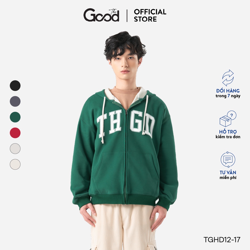 Áo Hoodie Ziper Có Mũ Basic THE GOOD/ Marcus