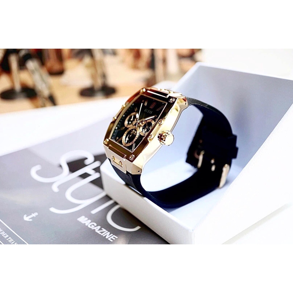 Đồng hồ Nam Guess Phoenix Gold Black GW0202G1