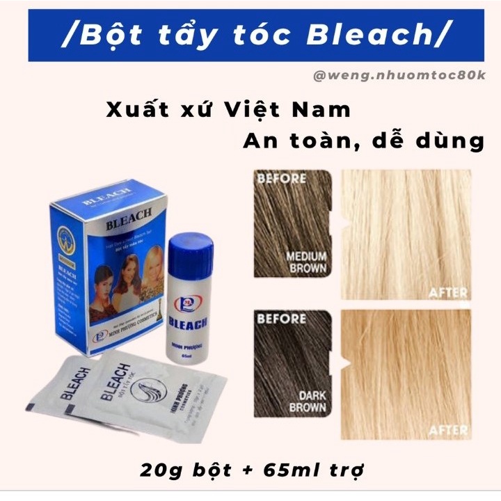 Bột Tẩy Tóc BLEACH Minh Phượng Hair Color Powder