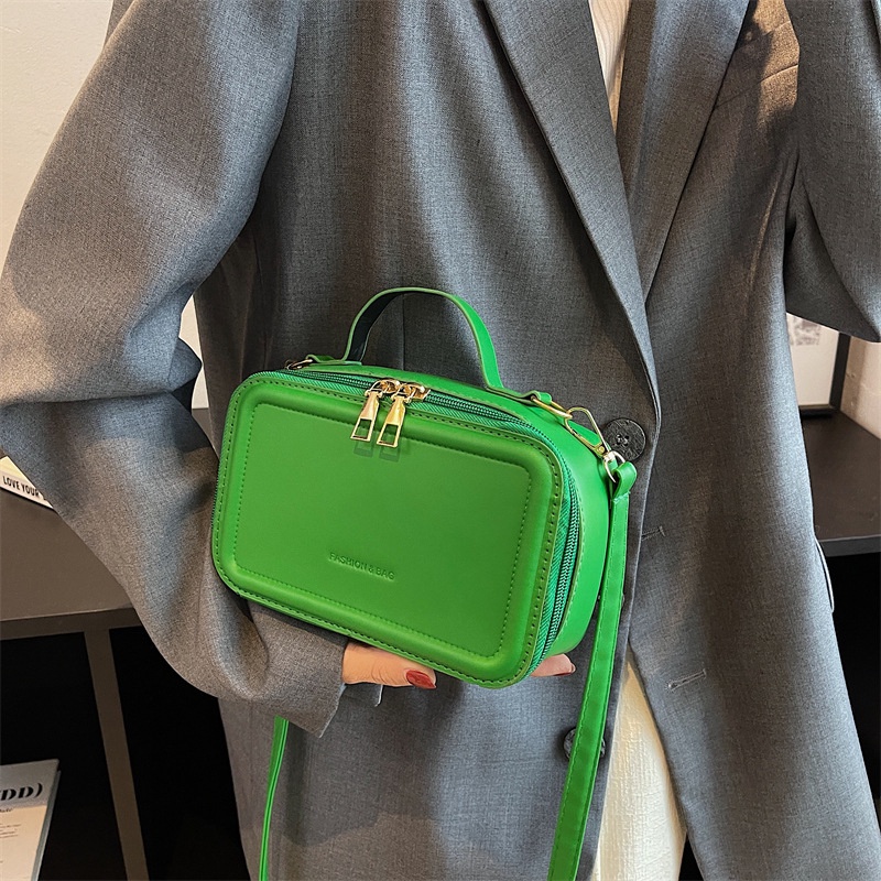 Túi Xách Kẹp Nách Dáng Vuông Nhỏ Màu Kẹo Ngọt Thời Trang Mùa Hè Cho Nữ