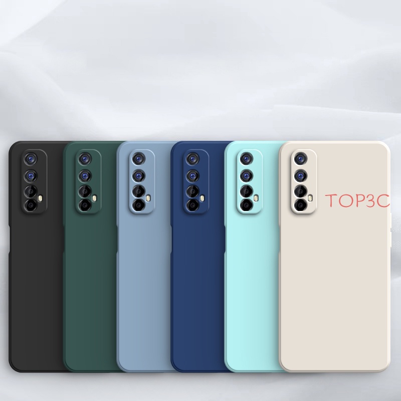 Ốp Điện Thoại Màu Trơn Cho Realme narzo 20 Pro Realme 7 5g 6 XT 6 Pro 5i C3 5 5s 5 Pro 6i Realme 7 YT