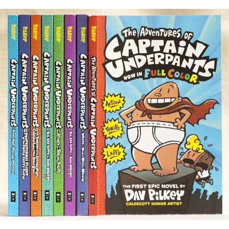 Đồ chơi - CAPTAIN UNDERPANTS FULL COLOUR Mới nhất 12q