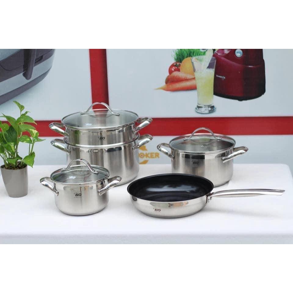Bộ nồi Elo Montana 5 món bảo hành chính hãng 4 năm - nhập khẩu Đức