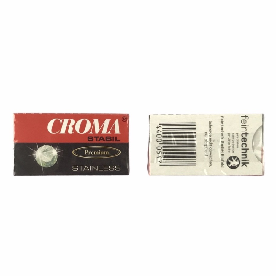 [CHÍNH HÃNG] Lưỡi Lam Croma Stabil Premium - Lưỡi Dao Loại Tốt (10 Lưỡi)