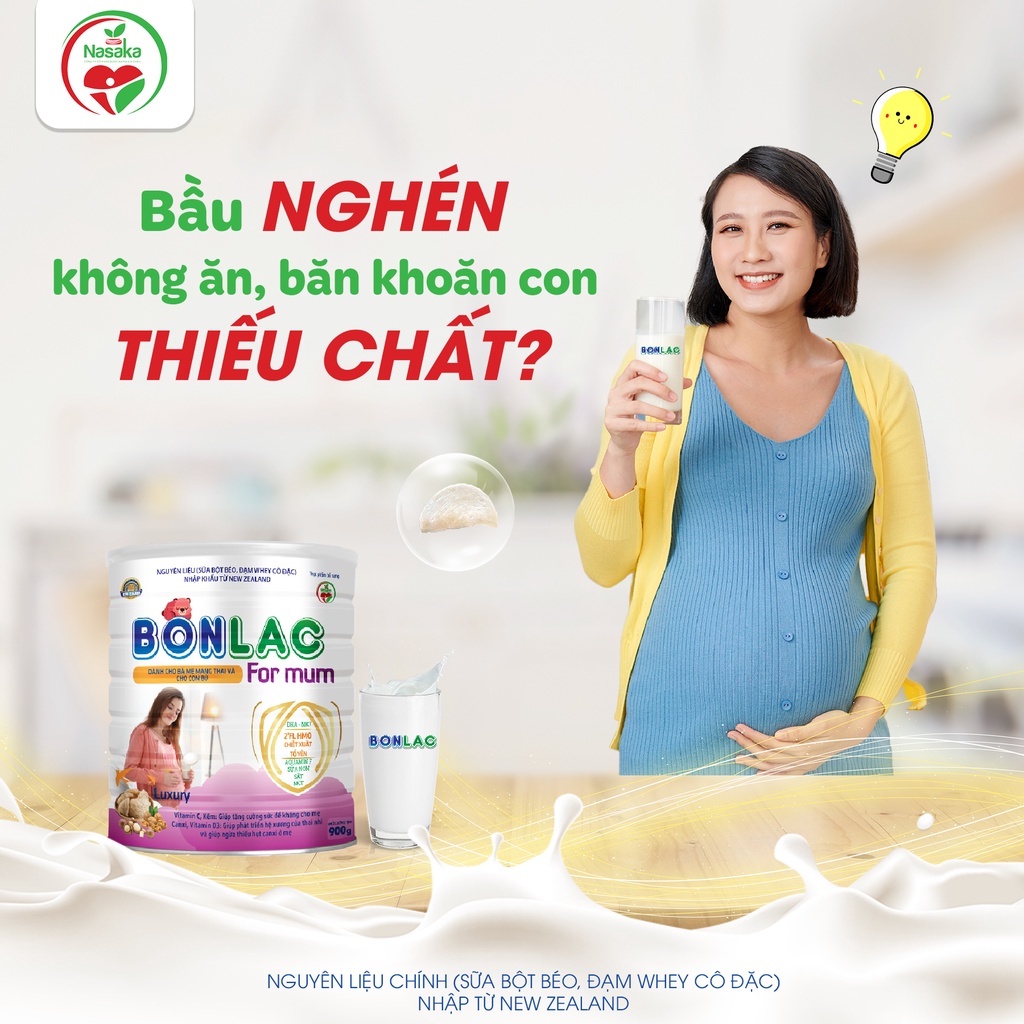 Sữa Bonlac For Mum Luxury  ⚡FREESHIP⚡Dành cho phụ nữ dự định mang thai, phụ nữ mang thai, phụ nữ cho con bú. Chi