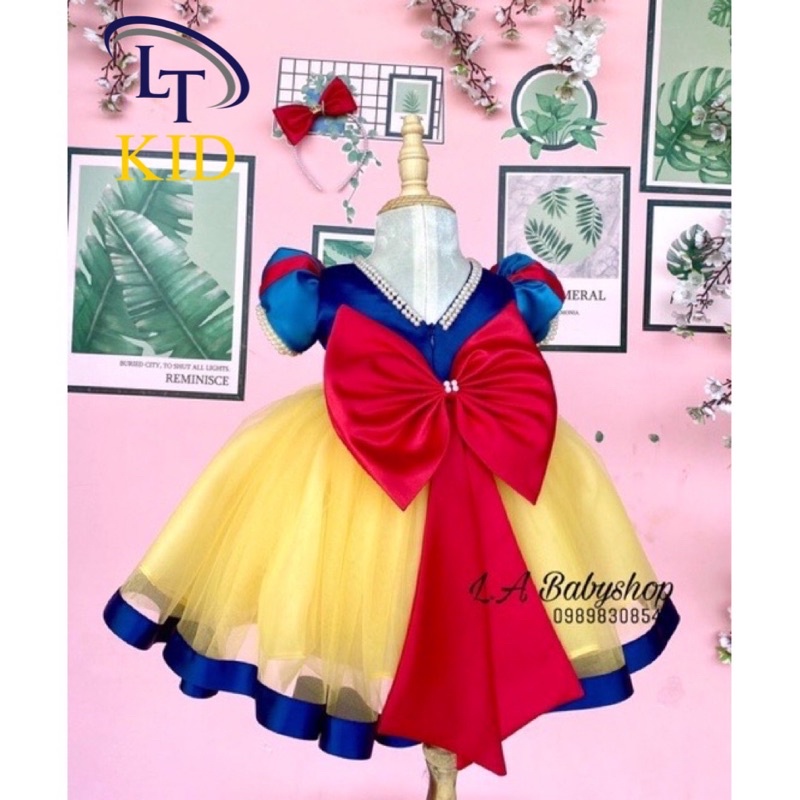 Váy đầm công chúa bạch tuyết  cho bé gái