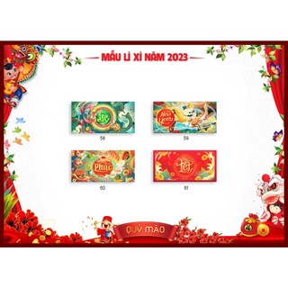 Combo 100 bao lì xì tết 2023 siêu đẹp giá rẻ