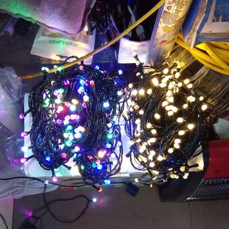 Bộ dây đèn led nháy 40m trang trí trong phòng và ngoài trời