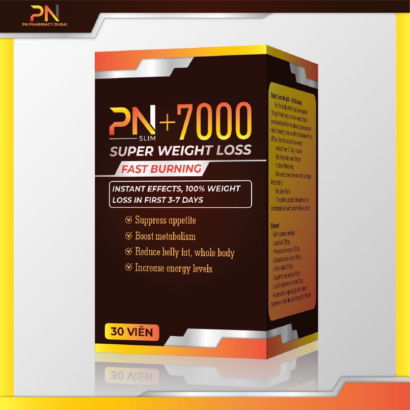 Giảm Cân Cấp Tốc Nhanh Nhất Tốt Nhất Thế Giới X7000 PhamNga Dubai