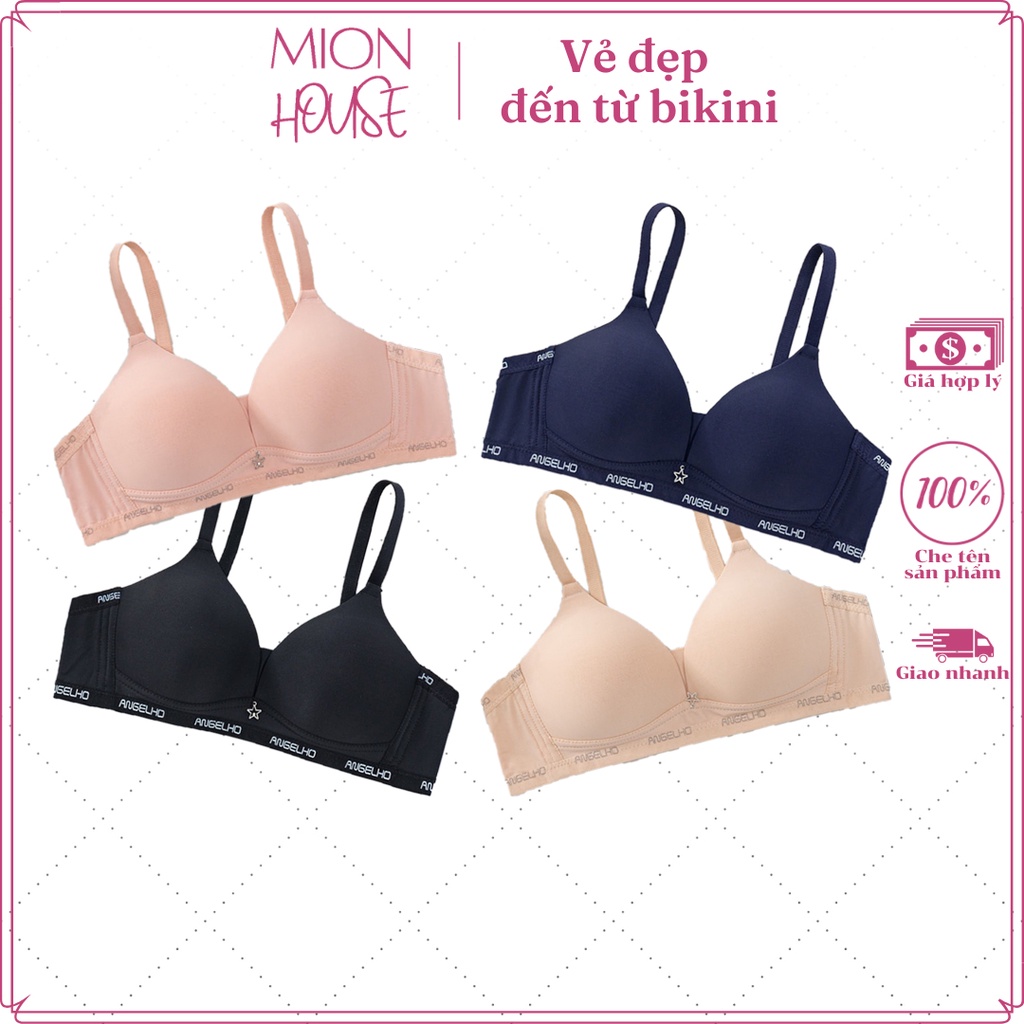 Áo ngực nữ su lụa chất đẹp mềm mại không gọng mút mỏng ôm ngực MA3285