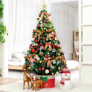 Cây Thông Noel 2m1,1m8, 1m5 - Tán Xanh Full Phụ Kiện Trang Trí Giáng Sinh [Hàng Đẹp]
