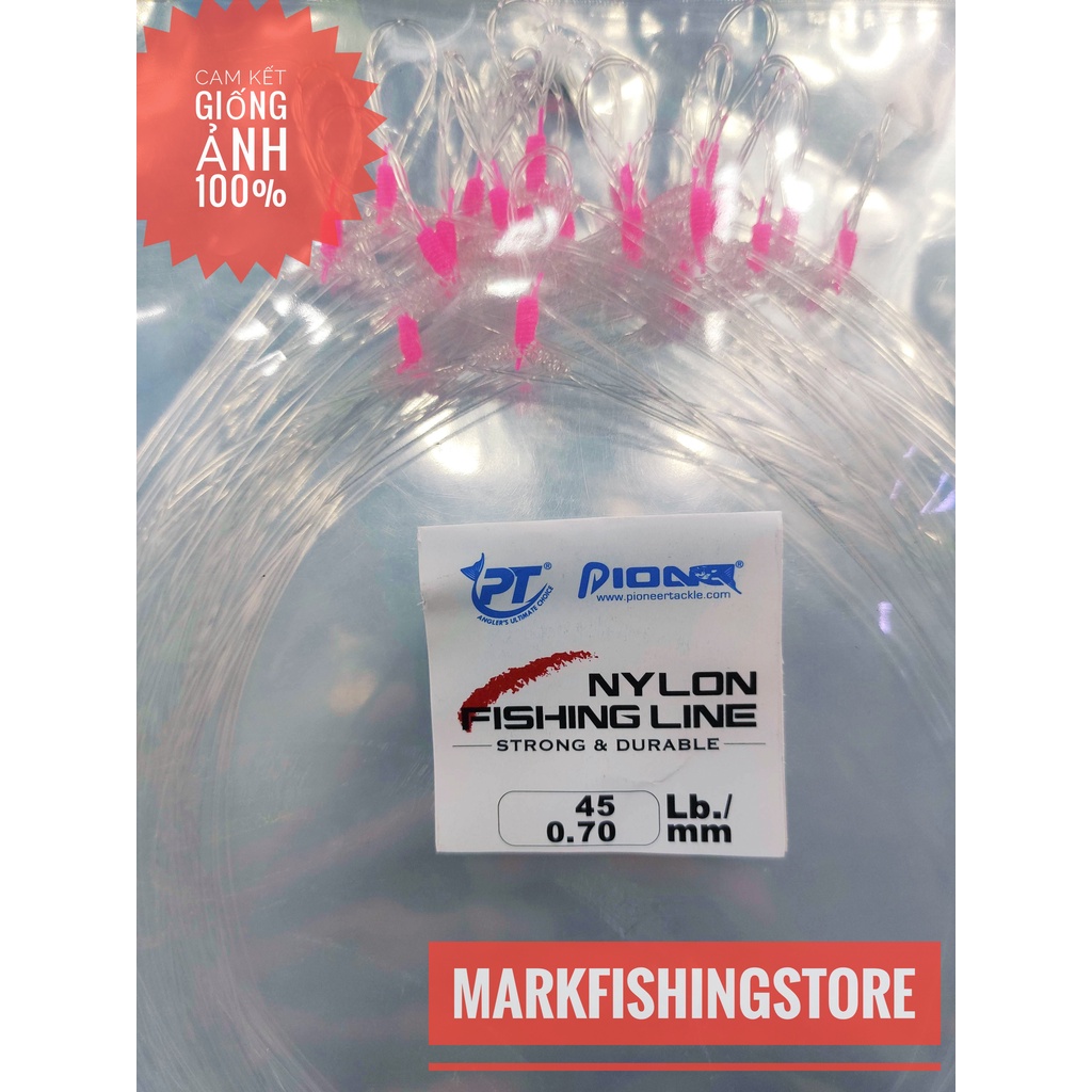 Combo bịch x20 Đai Nho 6 tóm sẵn chưa vào lưỡi giá rẽ