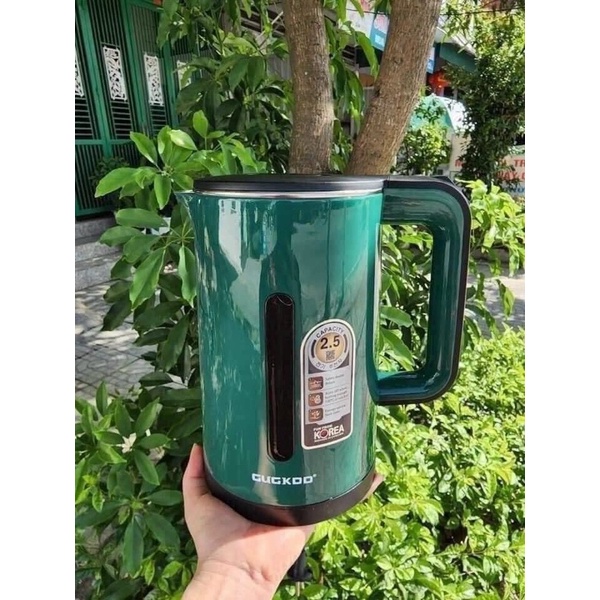 ẤM SIÊU TỐC 2 LỚP CUCKOO - ẤM ĐUN NƯỚC SIÊU TỐC 2,5L