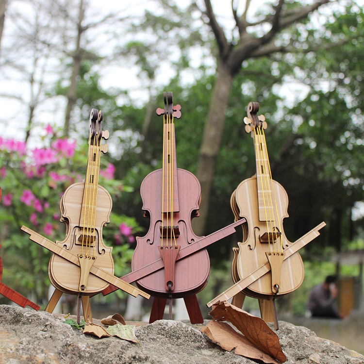 Đồ chơi lắp ráp gỗ 3D Mô hình Đàn Violin