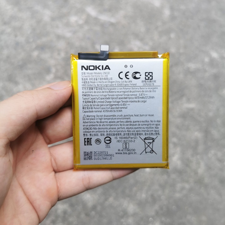 Pin điện thoại nokia x10 chính hãng, thay pin nokia x10 uy tín