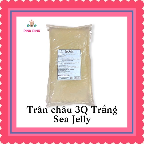 Trân Châu Trăng 3Q Sea Jelly Minh Hạnh 2kg Nguyên Liệu Pha Chế Trà Sữa