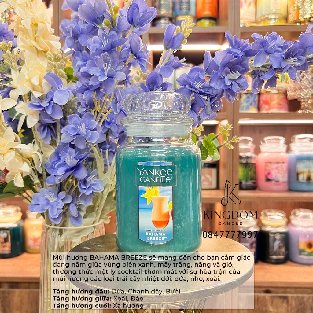 Nến thơm hũ YANKEE Candle Size L  Chính hãng Mỹ