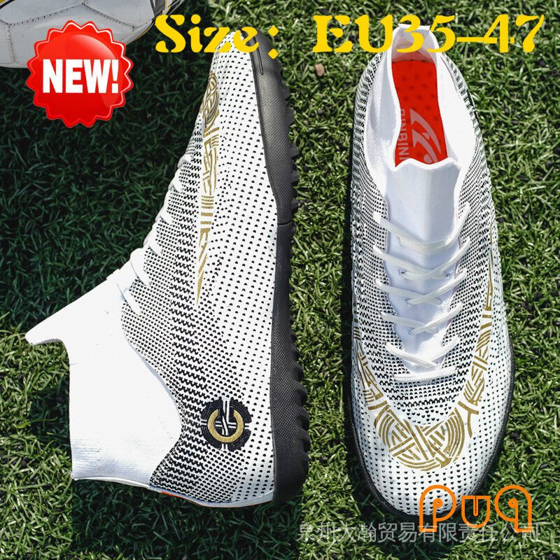 Puq (size Lớn: eu35-47 46 45) Giày Đá Banh Chống Trượt Phiên Bản TF U Ronaldo CR7