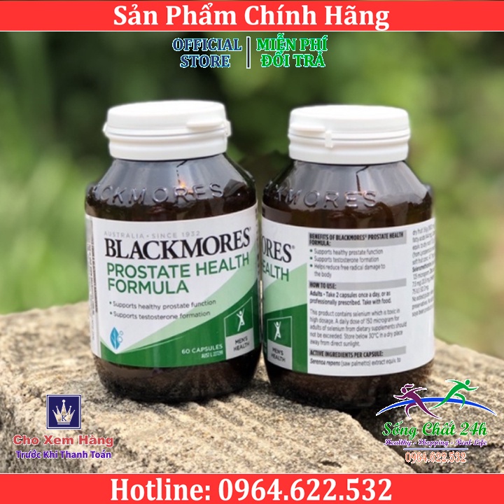 Viên Uống Tăng Cường Sức Khỏe Tuyến Tiền Liệt Nam Giới Blackmores Prostate Health Formula Của Úc (60 Viên)