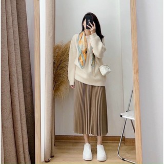 Áo Len trơn lông thỏ (3205) - MIDISTORE