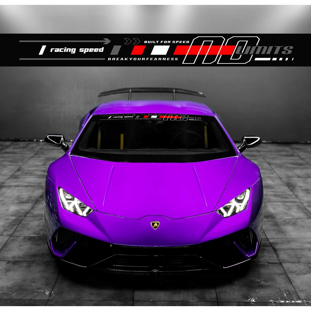 Tem dán kính lái xe hơi mẫu No Limit