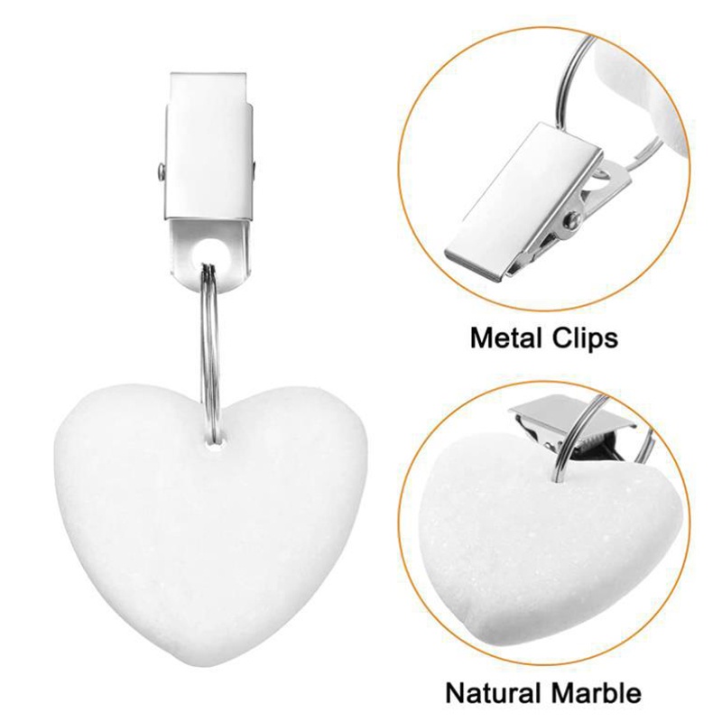 1 Khăn Trải Bàn Bằng Đá Tự Nhiên Chống Thời Tiết Có Kẹp Cho Vườn / Nhà Bếp / Nhà Hàng ruiyan