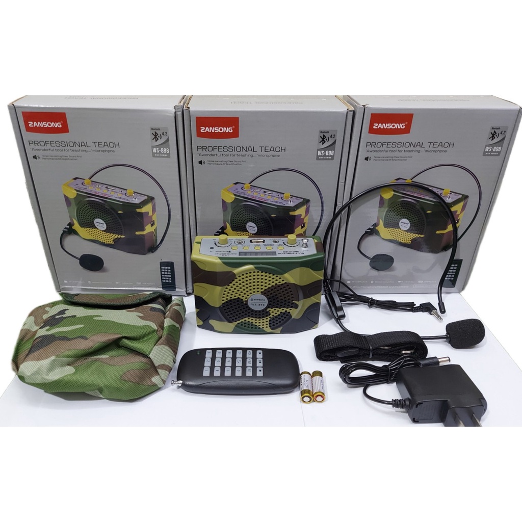 Loa gọi chim trợ giảng điều khiển từ xa WS 898 bluetooth mới nhất | BigBuy360 - bigbuy360.vn