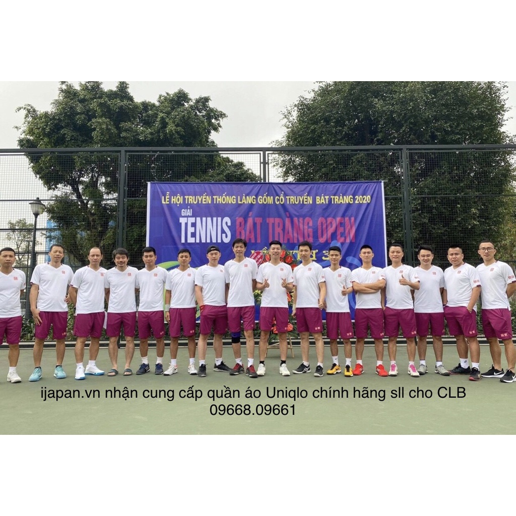 Mua quần áo tennis Uniqlo cho câu lạc bộ liên hệ - 02462977904