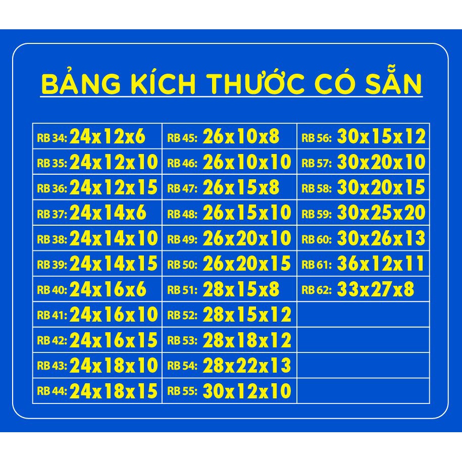 Thùng carton size 15x10x10 cm , hộp đóng hàng.