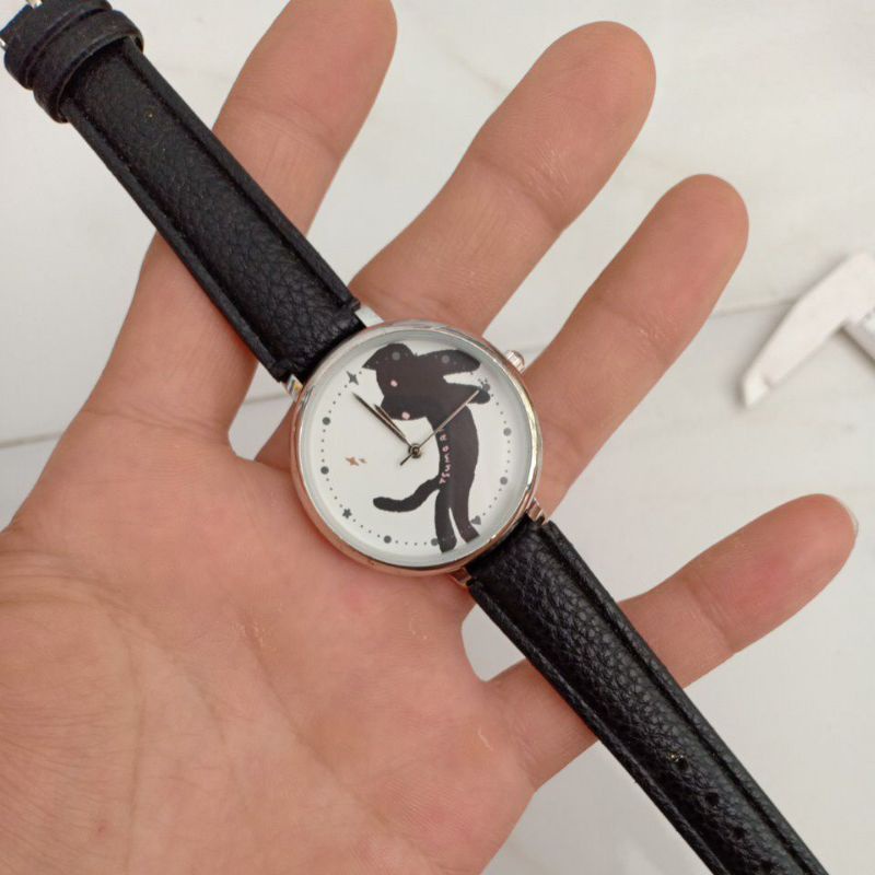 đồng hồ nam nữ si nhật dây da size 36mm cho nam tay vừa và nhỏ nữ tay to