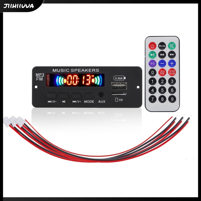 Bảng Mạch Khuếch Đại Âm Thanh Jx-808bt Kết Nối Bluetooth 12v 2x3w Và Điều Khiển Từ Xa