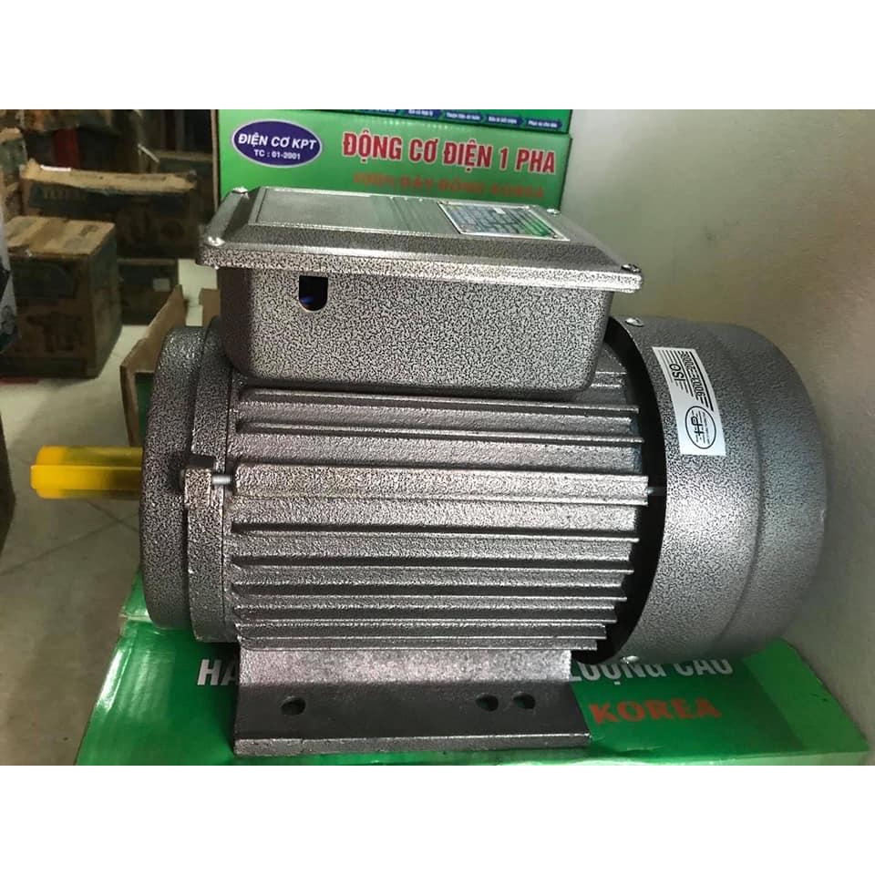 Moto Điện, Động Cơ Điện KPT 3Kw 220V 1450 Vòng/Phút Tua Chậm 100% Dây Đồng