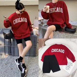 Set áo thun tay dài kèm quần legging ngố