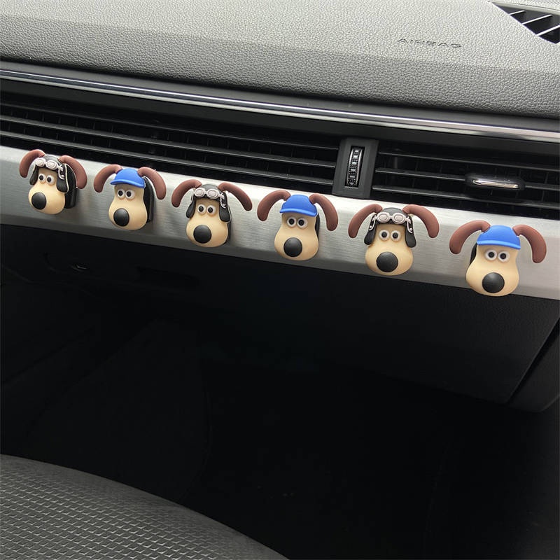 Wallace and Gromit Car Car Hook Front Row Co-Pilot Car Small Hook Car Interior Design Accessories Decoration Multifunctional rvTe