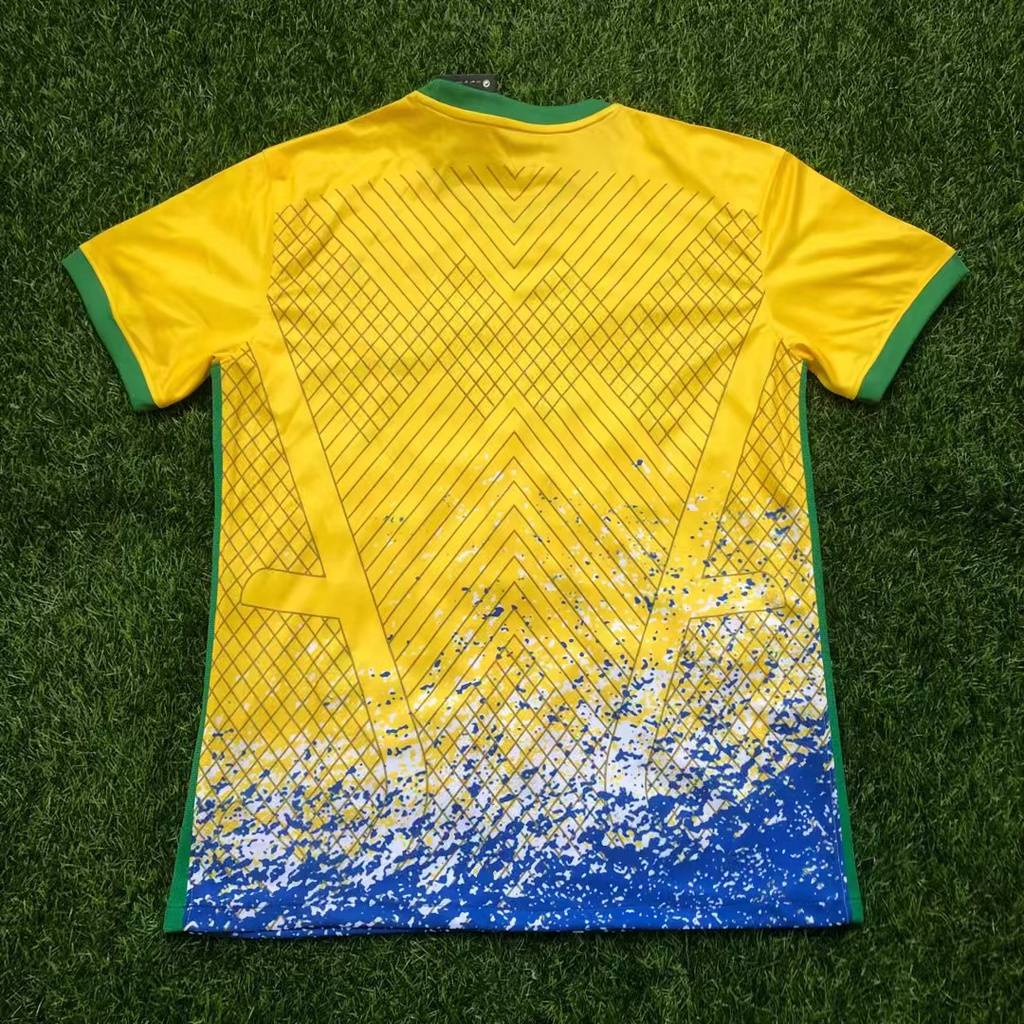 Áo Thun Thể Thao Đá Bóng BHS 2022 / 23 Brazil Giữ Ấm Chống Trầy Xước Phiên Bản Đặc Biệt