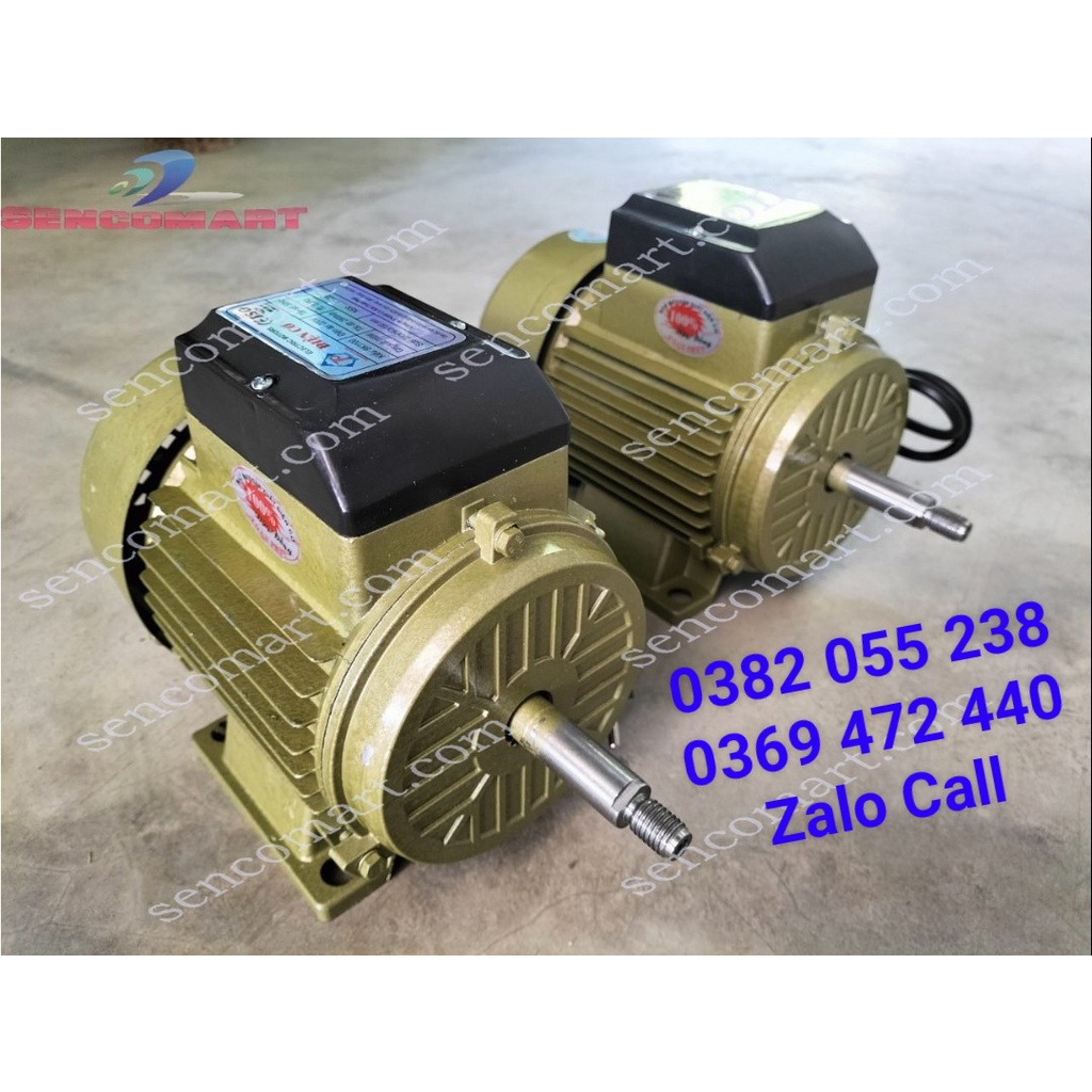 Mô tơ 1,1kw điện 220v vòng tua 2900v/p dây đồng 100%