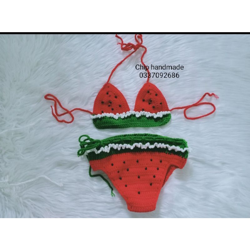 Bikini, đồ bơi dưa hấu cho bé