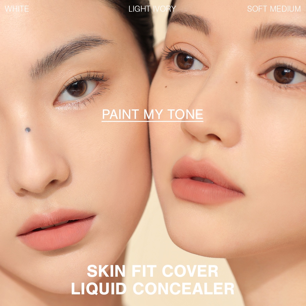 Kem che khuyết điểm 3CE dạng lỏng đa chức năng  3CE Skin Fit Cover Liquid Concealer 5.2g | Official Store Face Make up Cosmetic