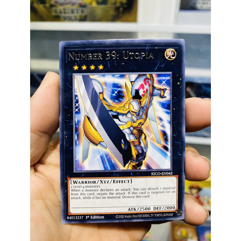 Thẻ bài YugiOh! Mã KICO-EN042 - Number 39: Utopia - Rare - 1st Edition
