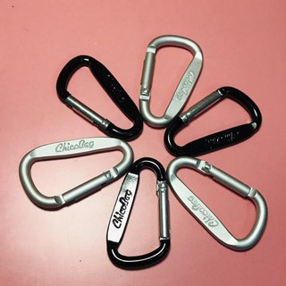 Móc khoá treo chữ D kích thước 4,5 cm chất liệu hợp kim nhôm cứng cáp